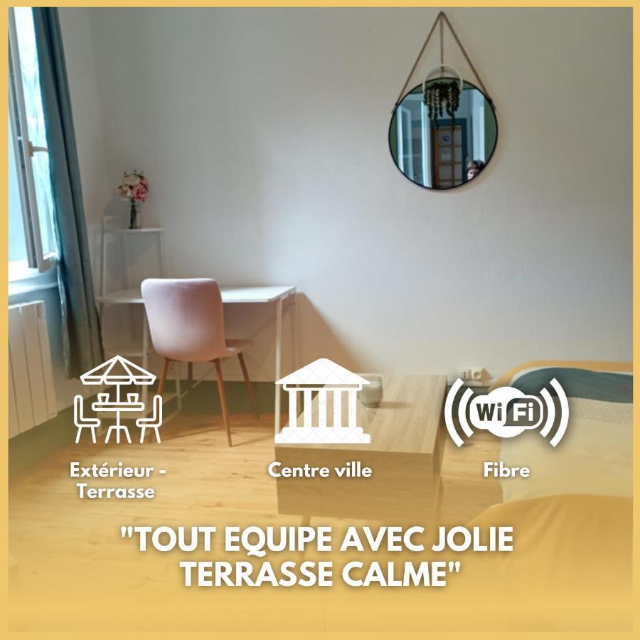 La Terrasse Zen Dacher - Superbe Appartement 30 M2 Tout Equipe Avec Terrasse Coeur Vichy Proche Gare Thermes Cures מראה חיצוני תמונה